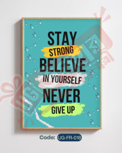 Customize Photo Frame -Motivational Quote Photo Frame